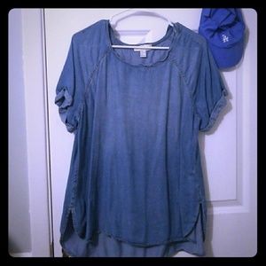 Denim top